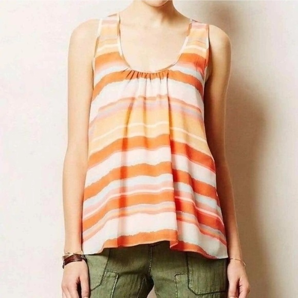 Meadow Rue Merlon split back, overlay blouse - Picture 12 of 12